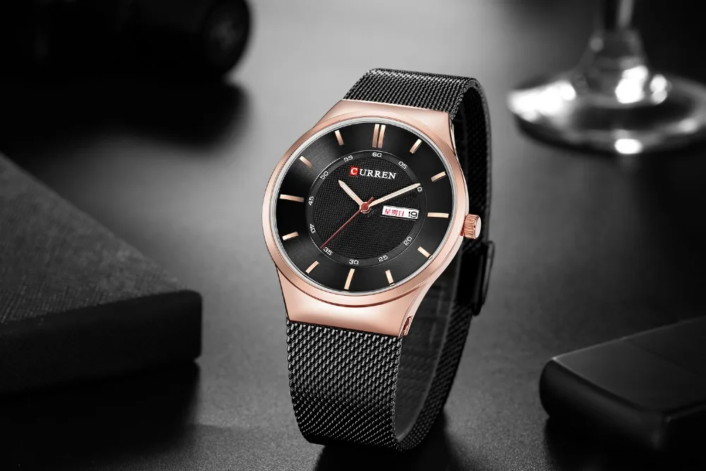 Мужские Простые часы 2018 мужские Модные брендовые повседневные деловые кварцевые