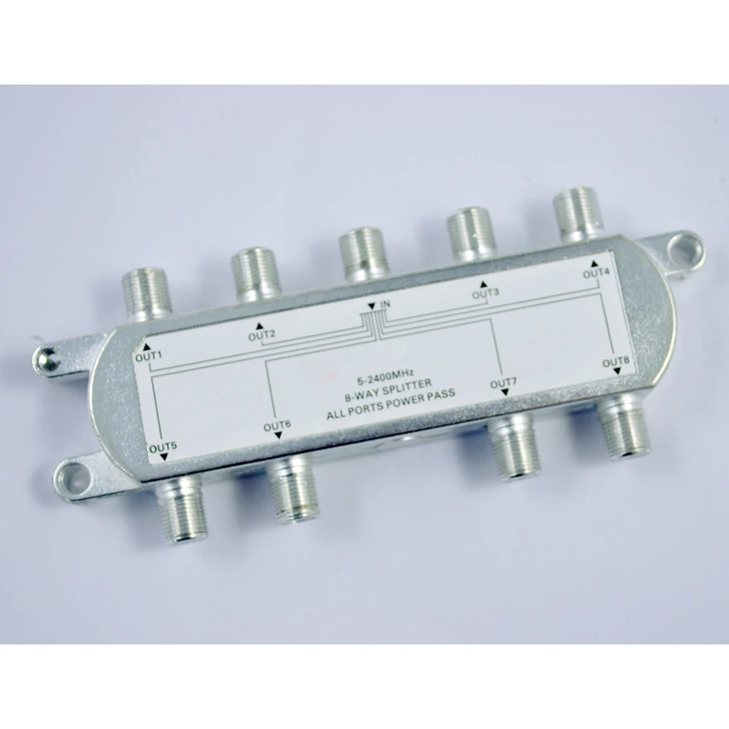 SODIAL(R)/8 способ ТВ RF коаксиальный кабель сплиттер для Canon EOS сигнала | Электроника