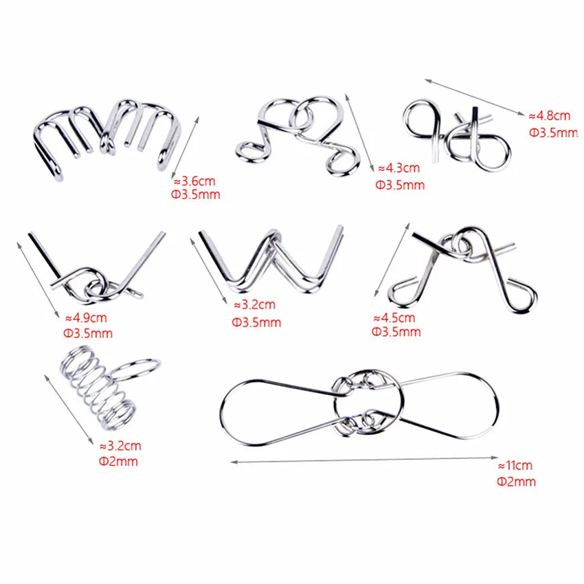 Головоломки из проволоки схемы