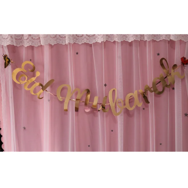 2019 новые ИД Мубарак баннер рамдан Карим гирлянда оптовая продажа|Флажки вымпелы