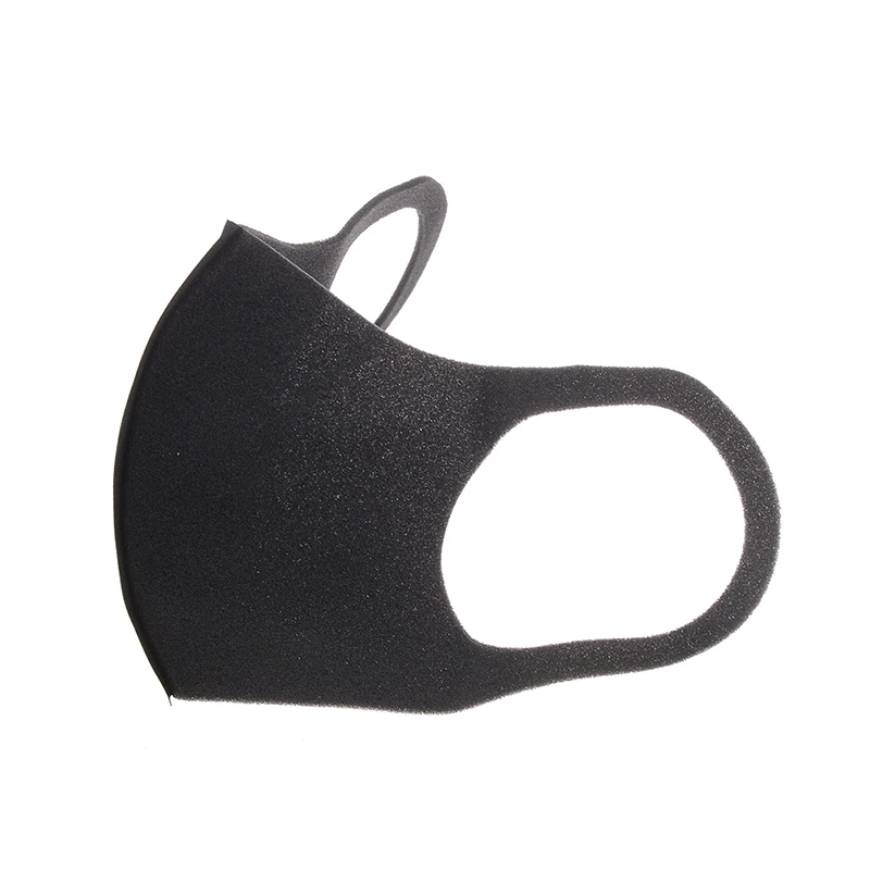 Новинка, 1 шт., унисекс, мягкая хлопковая маска, зимняя, дышащая, черная, противопылевая маска, для улицы, для верховой езды, Ушная петля, для рта, покрытие для лица, Мульти Стиль - Цвет: 1pc random