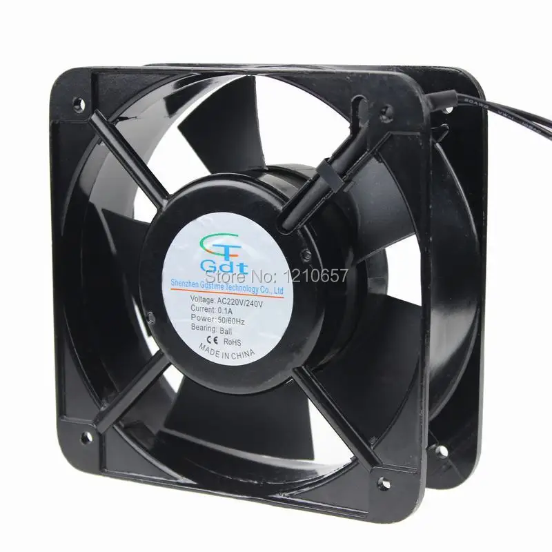 1 шт. Gdstime AC 220 В 240 В шариковый кулер 15 см 15050 s 150x50 мм промышленный вентилятор охлаждения выхлопных газов