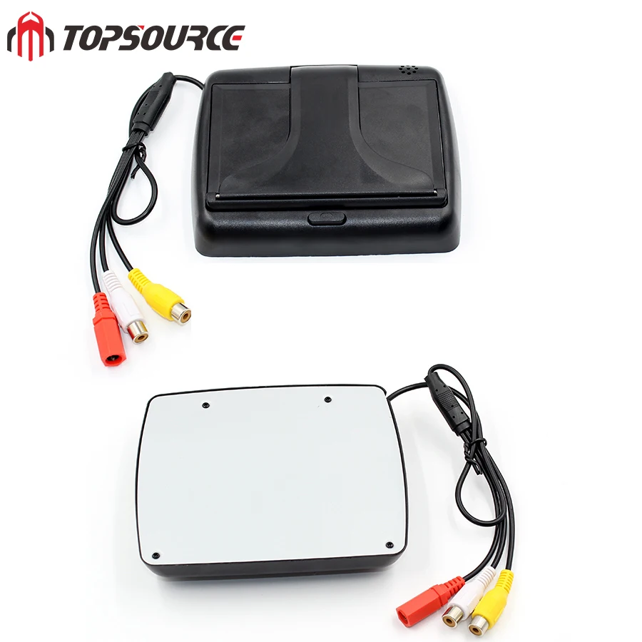 4.3 дюймов HD складной автомобиль заднего монитор Цвет ЖК-дисплей TFT Экран дисплея