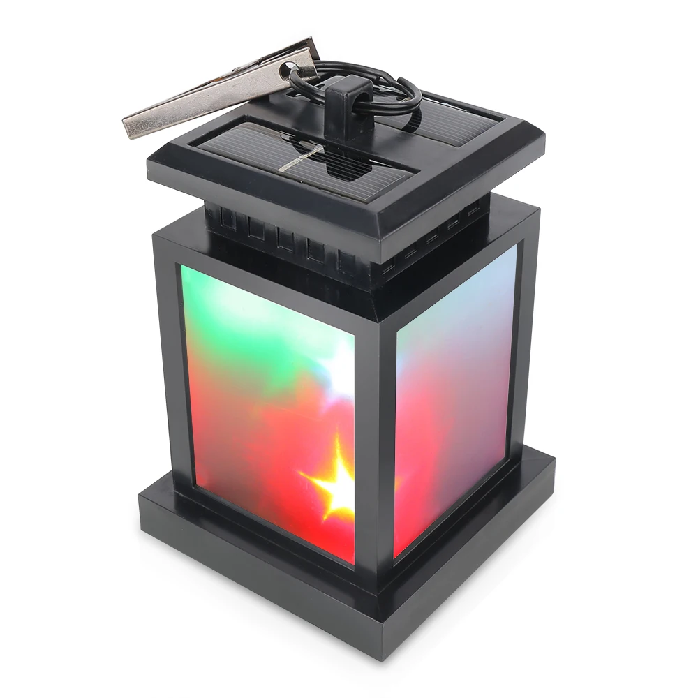 2 шт./Лот Цветной RGB светильник на солнечной батарее|Светодиодные солнечные лампы|