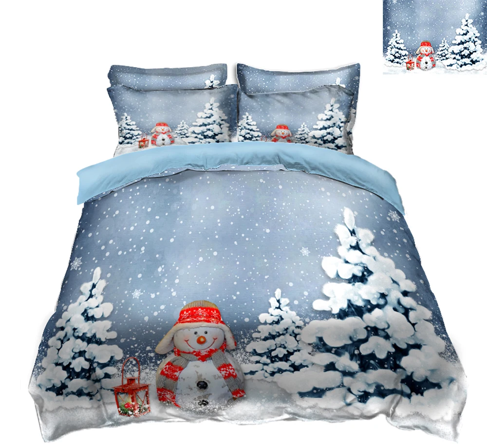 Satılık Karlı Beyaz Noel Ağacı 3D Nevresim Takımı E N E N E N E N E N E N E N E N E N E Tam Kraliçe Çarşaf Keten Seti Tek, Çift Yatak Takımı Yorgan/Yorgan Kapak Yastık