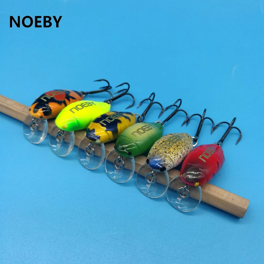 NOEBY 3 шт./лот мини приманка для ловли насекомых твердая захвата рыболовная 2 г/28 мм 6