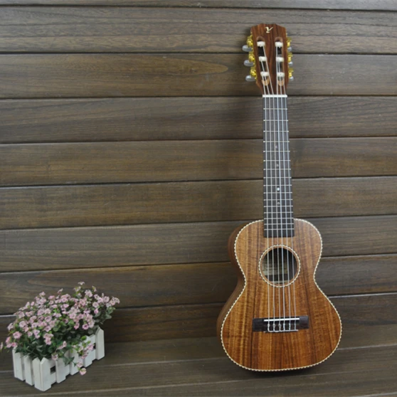Guitaliele топовая акустическая электрическая мини гитара 28 дюймов 6 стрингулеле