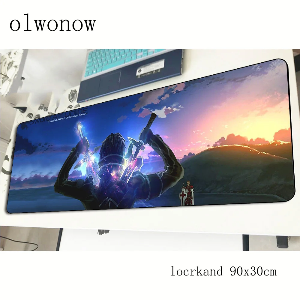 Обувь для вечеринки в Стиле косплей Sword Art Online коврик мыши 900x300x3 мм HD печати