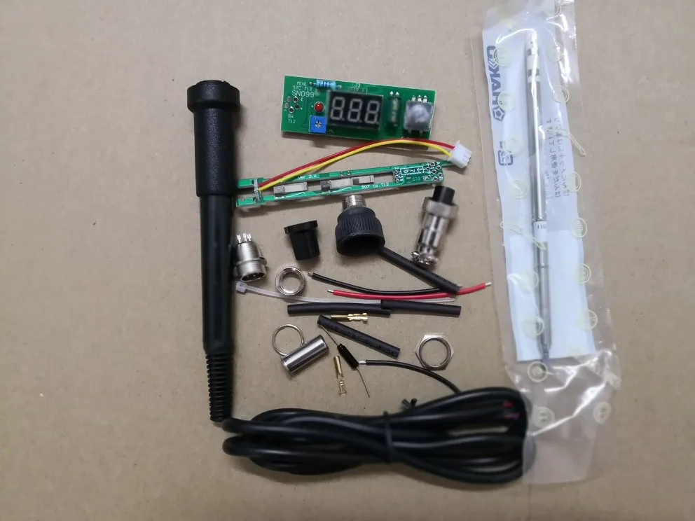 LIXF Цифровой паяльник станция контроллер температуры наборы для HAKKO T12 ручка |