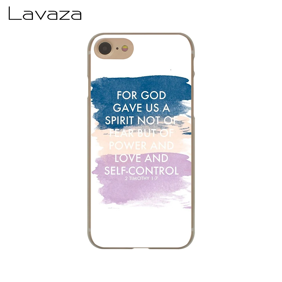 Чехол для телефона Lavaza Christian quotes verse jesus Apple iPhone 4 4S 5C 5S SE 6 6S 7 8 Plus 10 X Xr Xs Max 6Plus
