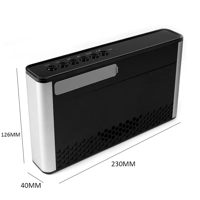 P2 10 Вт Bluetooth динамик Портативный беспроводной Hi-Fi супербасы двойной динамик s Саундбар с микрофоном TF FM радио USB звуковая коробка светодиодный дисплей