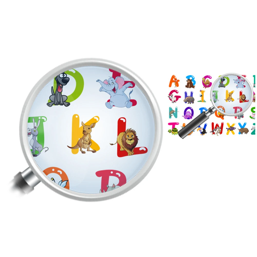 26 Английский алфавит животных стикер на стену развивающий Декор детские