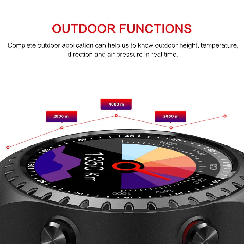 XGODY M1 gps Смарт часы цифровые спортивные с Bluetooth барометр компас мульти спортивный