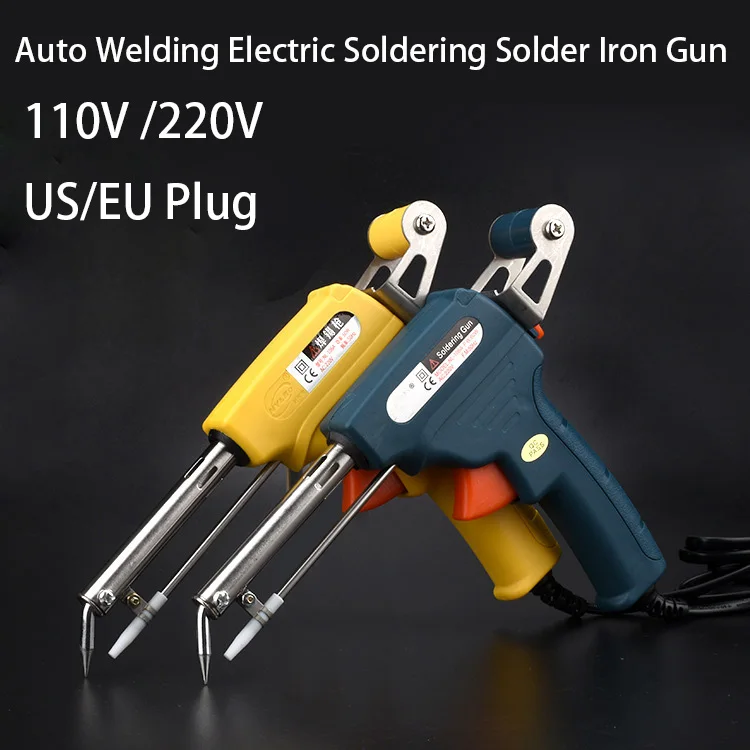 

110V/220V 60W EU US Automatic Send Tin Gun Electric Soldering Iron Rework Station Desoldering Pump Welding Tool Solder Wire