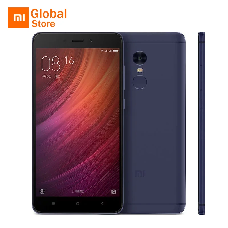 Оригинальный Xiaomi Redmi Note 4 Pro 3 ГБ Оперативная память 64 Встроенная мобильного