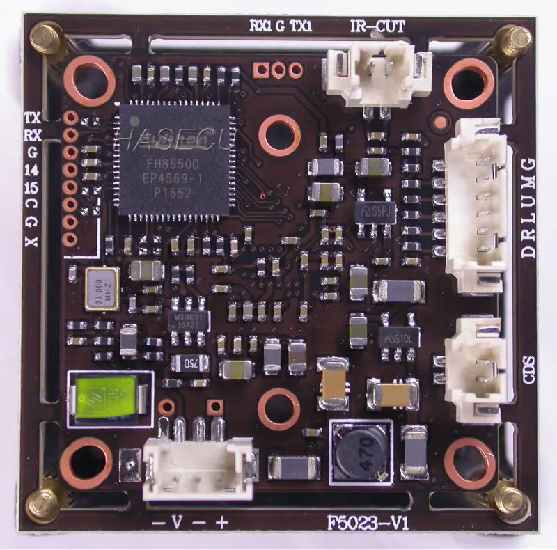 (1080P) AHD-H / TVI CVI (D1) CVBS 1/2.9&quot Sony Exmor IMX323 CMOS + FH8550 CCTV camera module PCB board IRC filter | Безопасность и