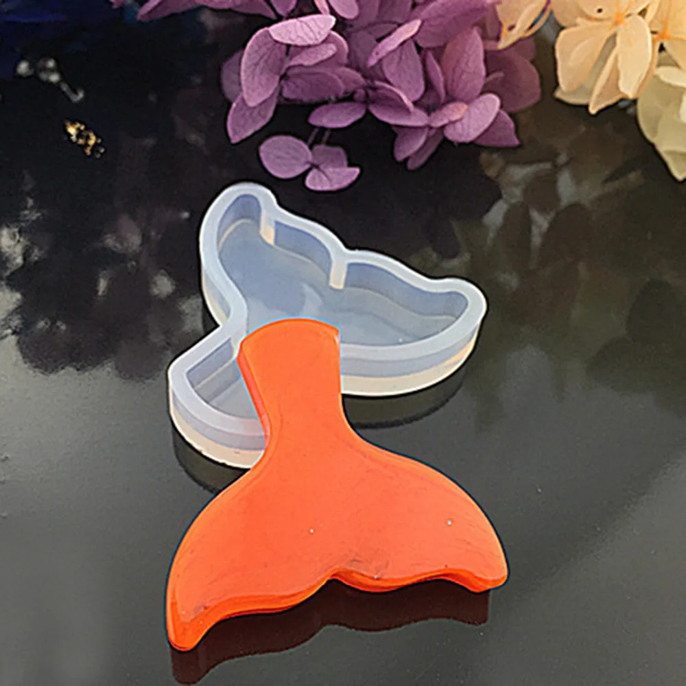 DoreenBeads силиконовая форма для литья под давлением для изготовления ювелирных изделий КИТ хвост, для рукоделия DIY инструменты белый 38 мм(1 4/") x 36 мм(1 3/8"), цельнокроеное платье