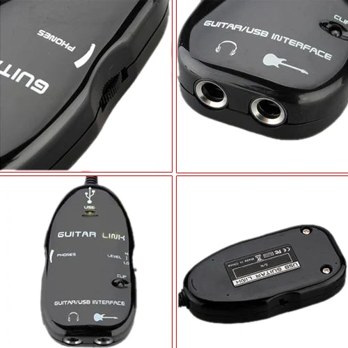 8X адаптер кабеля для подключения гитары к USB MAC/ПК студийный ноутбук записи