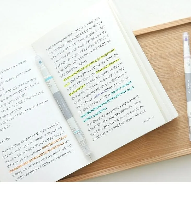 Двухстороннее Пастель Pen Set 5 видов цветов школьной канцелярии подарок дневник журнал письменные принадлежности