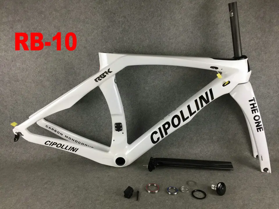 Ленточная рамка Cipollini RB1K одна блестящая RB1000 T1100 углеродное волокно шоссейная велосипедная Рама в комплекте
