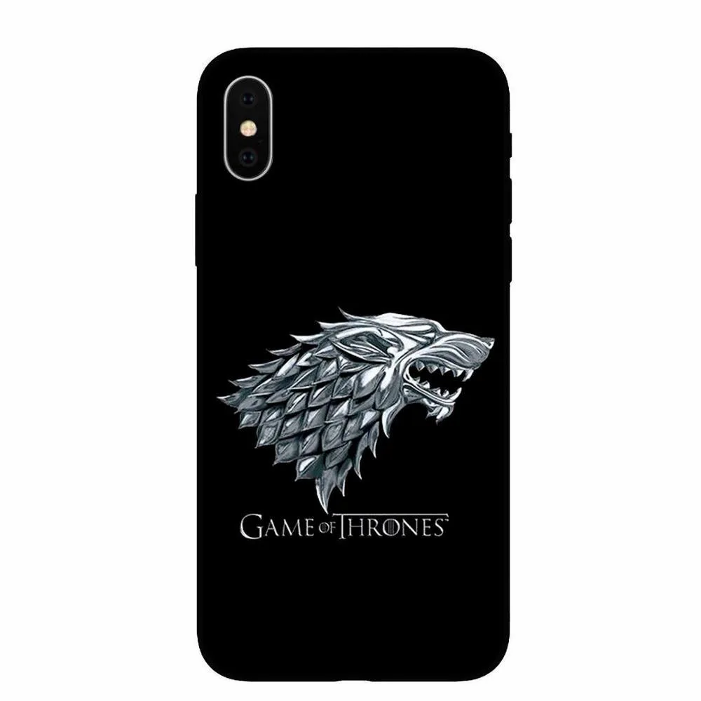 Game Thrones Daenerys Dragon Jon Snow tyrion lannister Soft Phone Case Fundas For iPhone 7 7plus 6 6S 6Plus 8 8Plus X 5 5S SE |