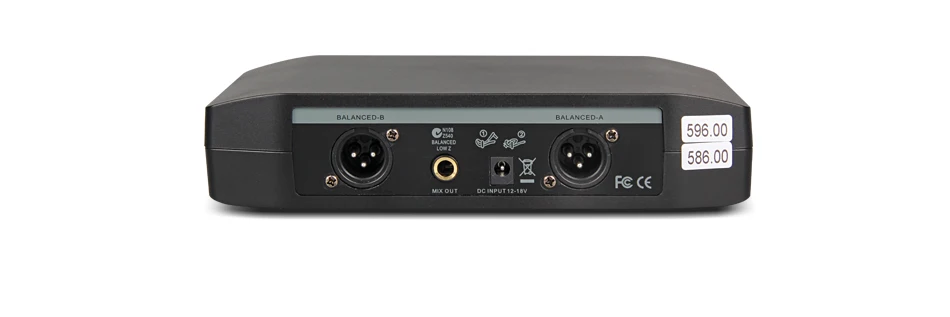 XTUGA портативный UHF микрофон система с чехол для переноски 2 металлические handhled MIC BOX Беспроводные для сцены церкви свадьбы GLXD8