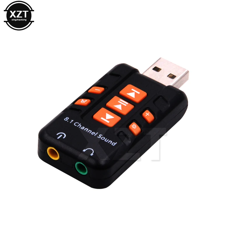 Внешняя звуковая карта USB в 3D аудио 8 1 канальный адаптер для Windows Vista/XP Win7 Win8 |