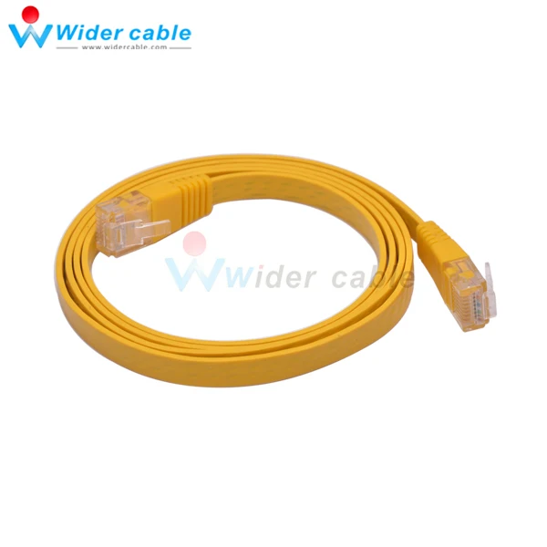 Желтый ПВХ 1 5 мм толщина 30AWG плоский CAT5E Ethernet Lan кабель м Cat 5e Прямая поставка|lan cable