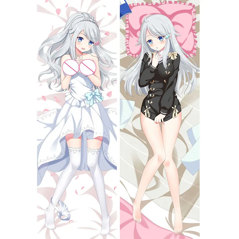 Type B arrivalsanime Подушка Чехол Dakimakura Декоративные Чехлы на подушку замороженная Эльза и Анна постельные принадлежности обниматься тела Чехол - Цвет: Type B
