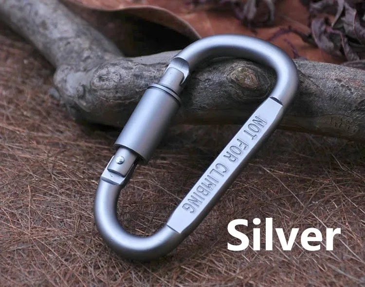 1 шт. карабин для кемпинга d образное кольцо ключ винт цепочки застежка крючок