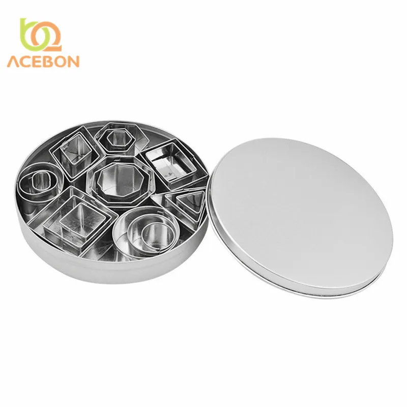 ACEBON 24 шт набор из нержавеющей стали Форма для резки торта печенья DIY печь выпечки