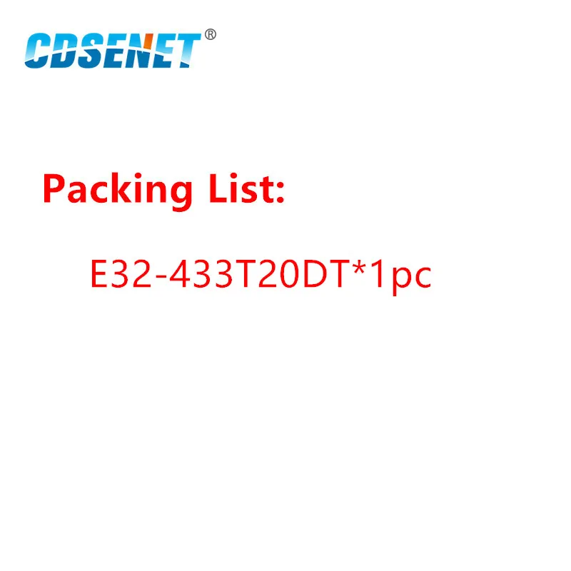 LoRa SX1278 433 МГц беспроводной радиочастотный модуль iot приемопередатчик CDSENET E32-433T20DT UART длинный диапазон 433 мгц радиочастотный передатчик приемник