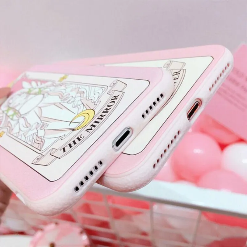 Mouplayca Cardcaptor Sakura Чехлы для Apple iphone X 6 6s сладости и мягкий чехол задней крышки из