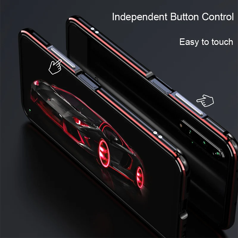 Anti-fall Metal Frame PC hard Back cover For Nubia Red Magic 3 case Aluminum Alloy coque Bumper | Мобильные телефоны и