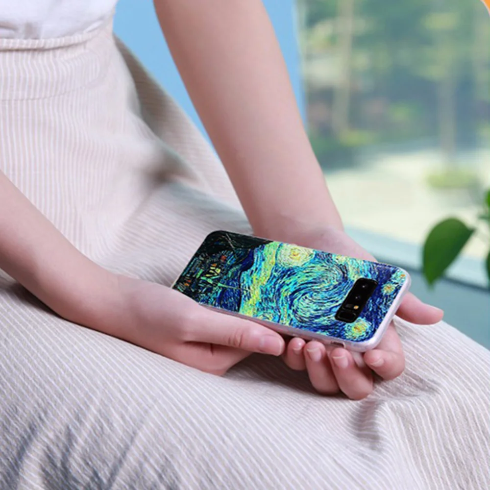 Чехол CASEIER Space для Samsung S8 Plus мягкие чехлы из ТПУ Note 8 S6 S7 Edge прозрачные ультра тонкие