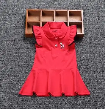 Hot Fashion baby girl summer dress new girls cotton shorts kids dresses for | Детская одежда и обувь
