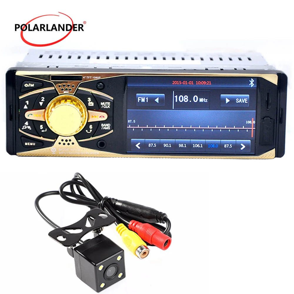 Авторадио 4 дюйма TFT HD Автомобильный Радио кассетный плеер Bluetooth автомобильный