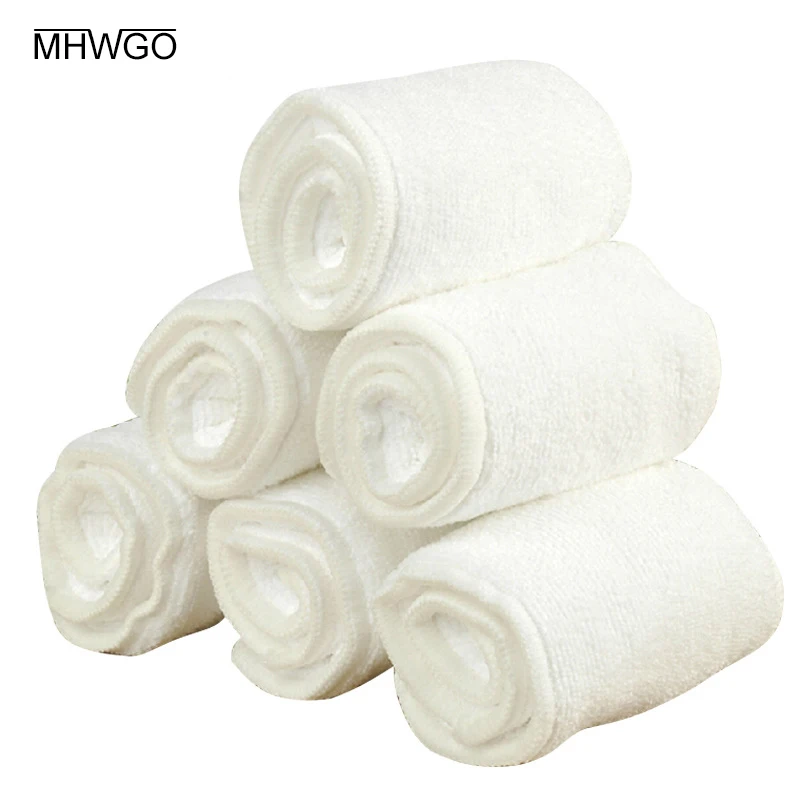 MHWGO Экологичные подгузники mares трусики Pad 3 Iayers микрофибра хлопок Многоразовые
