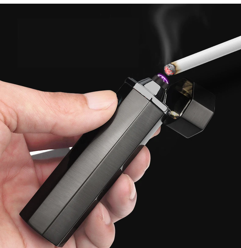 Вольфрамовая двойная дуговая USB Зажигалка плазменная Pippe Ciga аксессуары для