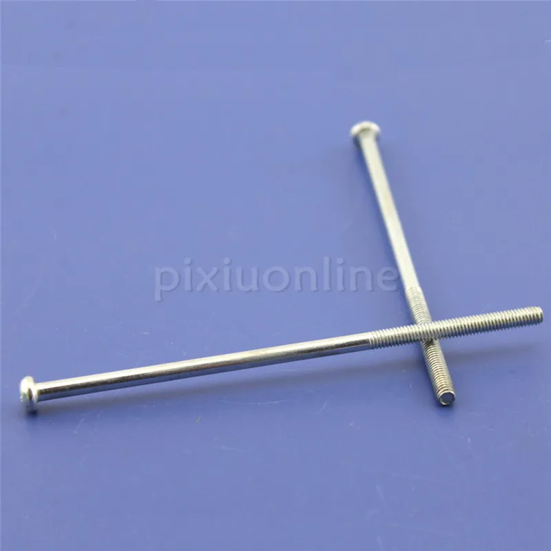 

10pcs/pack J321 Zinc Plating Carbon Steel 100mm M4 Thread Extended Edition Screw Bolt DIY Model Making Free Shipping Russia