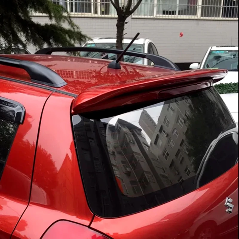 Для Suzuki Swift 2007 2008 2009 2010 2011 2012 2013 ABS багажник спойлер задний машинный украшение в виде хвостового крыла
