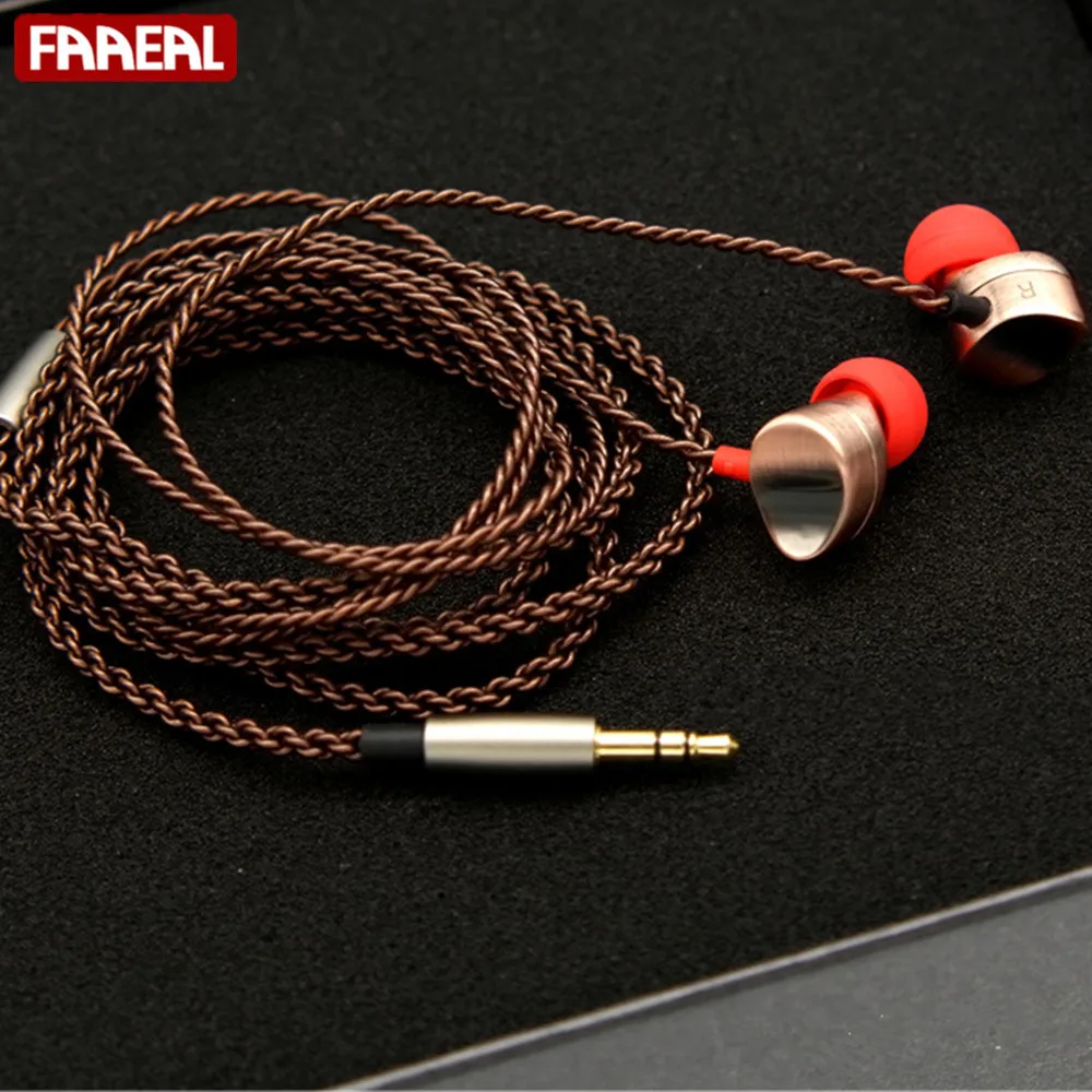 Новые металлические наушники FAAEAL Crescent вкладыши Hifi музыкальные спортивные для