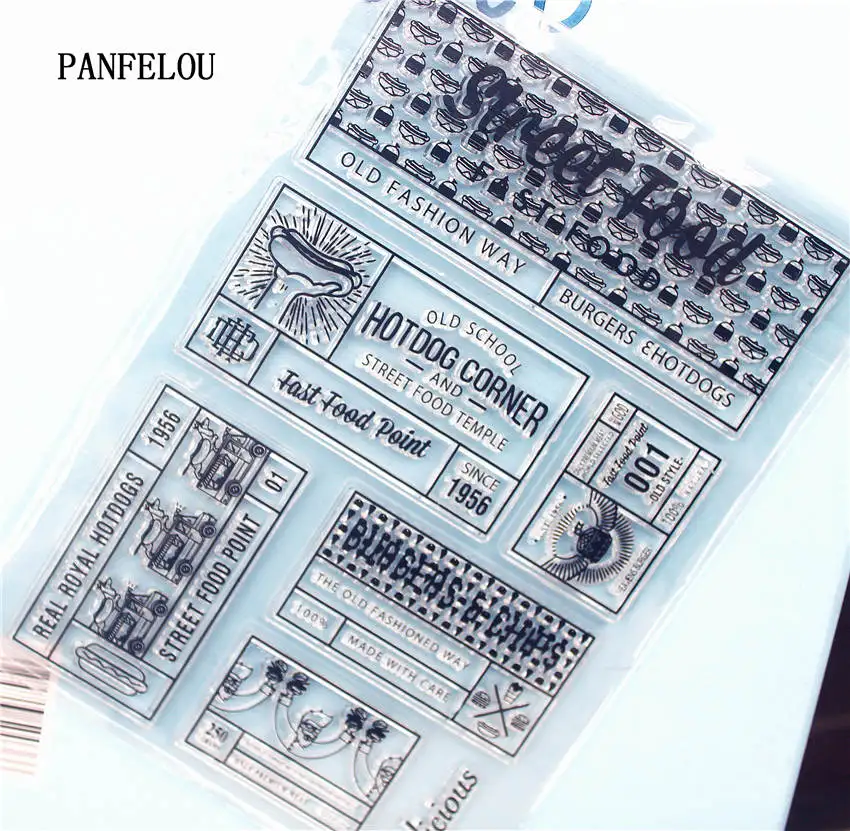 As picture PANFELOU список цветов Прозрачный штамп DIY силиконовые уплотнения Скрапбукинг/изготовление открыток/Фотоальбом украшения принадлежности Листы - Цвет: As picture