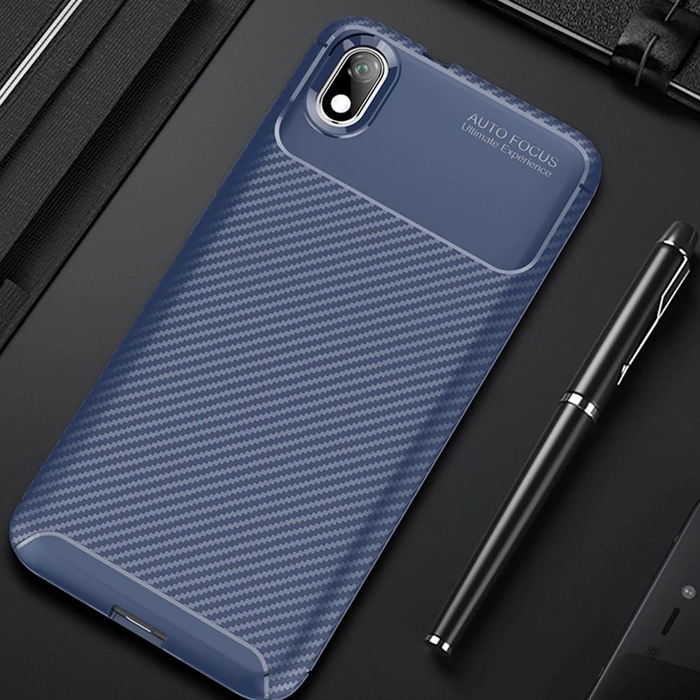 Для Xiaomi Redmi 7 7A чехол роскошный чехол из углеродного волокна противоударный чехол для телефона для Redmi 7 A чехол 360 полная защита бампер
