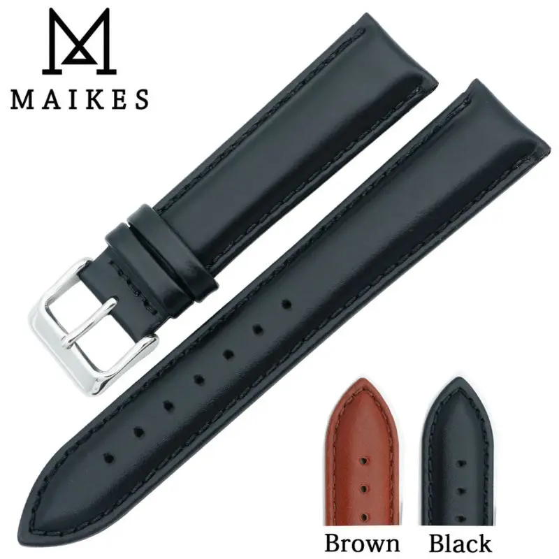 MAIKES,, Ремешки для наручных часов 18 мм, 20 мм, 22 мм, 24 мм, натуральная кожа, ремешок для наручных часов, браслет, ремень для Daniel Wellington DW