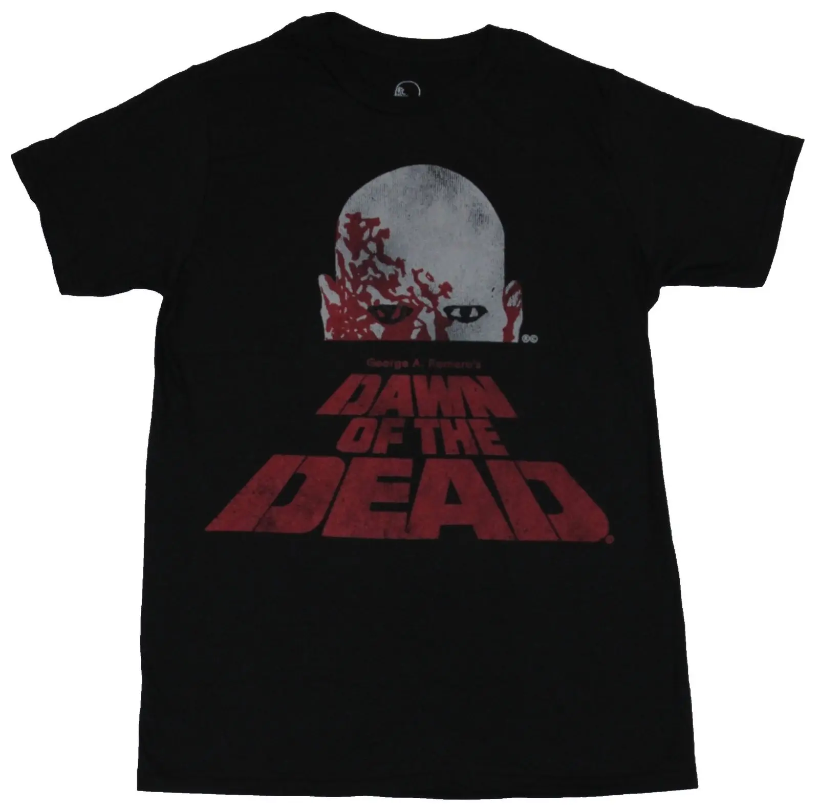 Мужская футболка с надписью Dawn of the Dead унисекс логотипом Zombie over Name новая модная