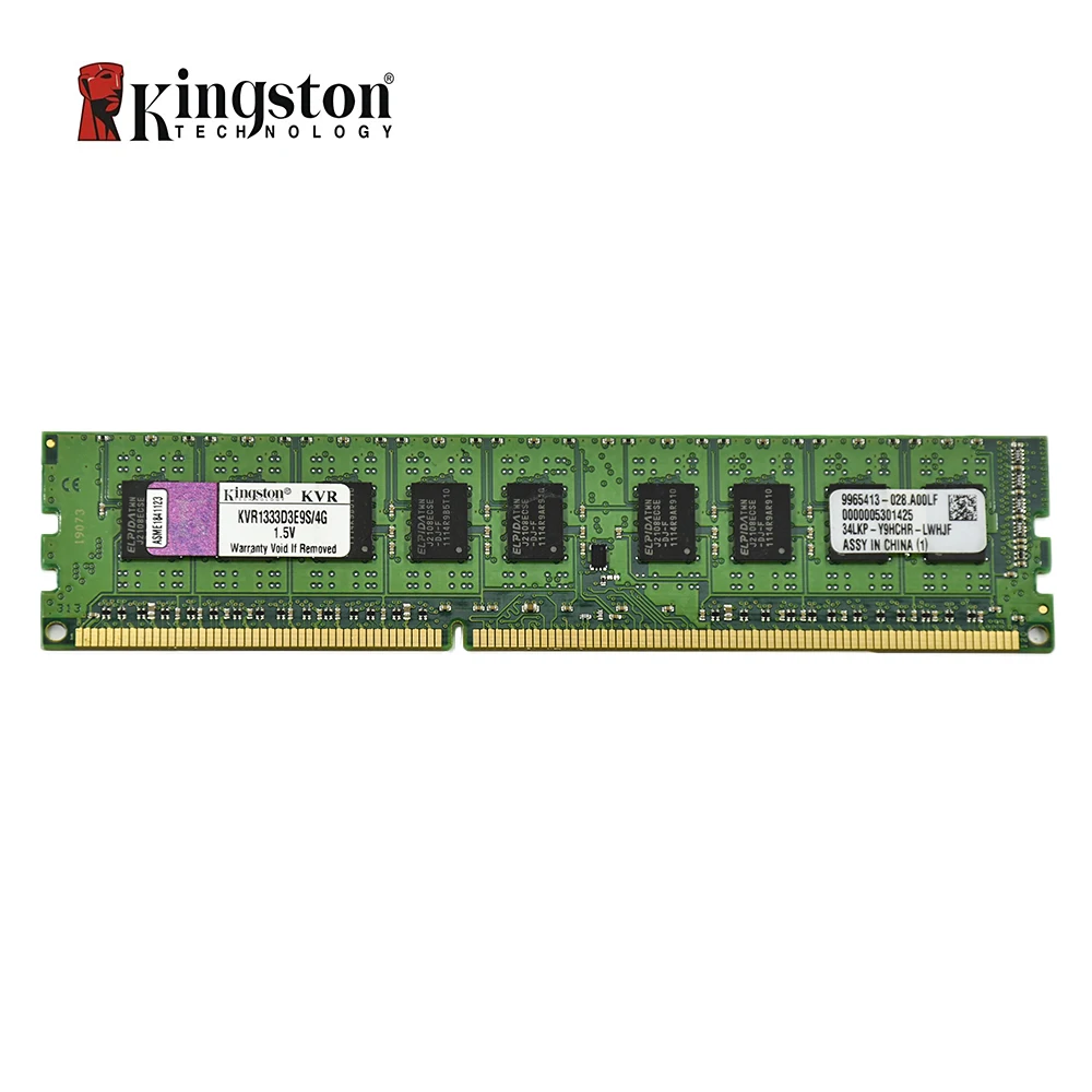 Оперативная память Kingston ECC DDR3 2 ГБ 4 Гб 8GB1333MHz 1866 МГц 8 240pin 1 5 В работает на рабочих