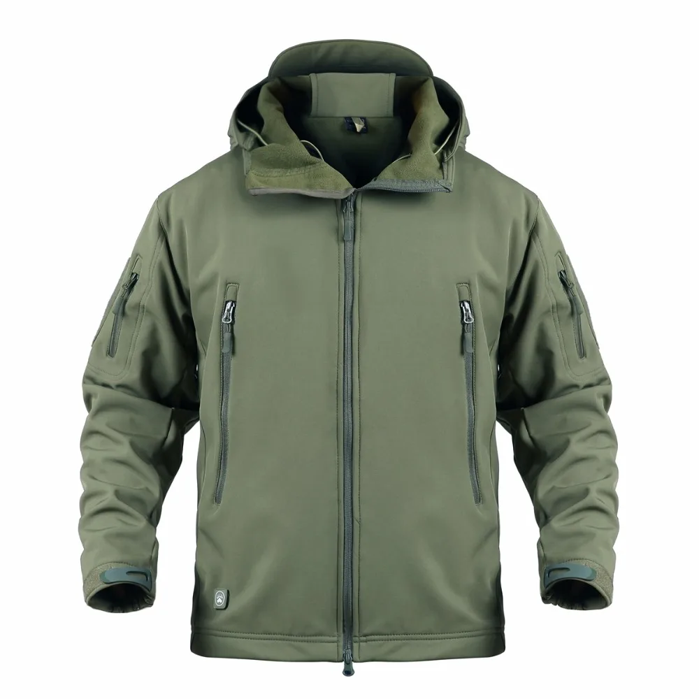 Горячая XS-5XL мягкая оболочка Мужская тактическая тренировочная Акула кожа флисовая куртка брюки для отдыха на открытом воздухе Кемпинг Охота Туризм Скалолазание пальто брюки