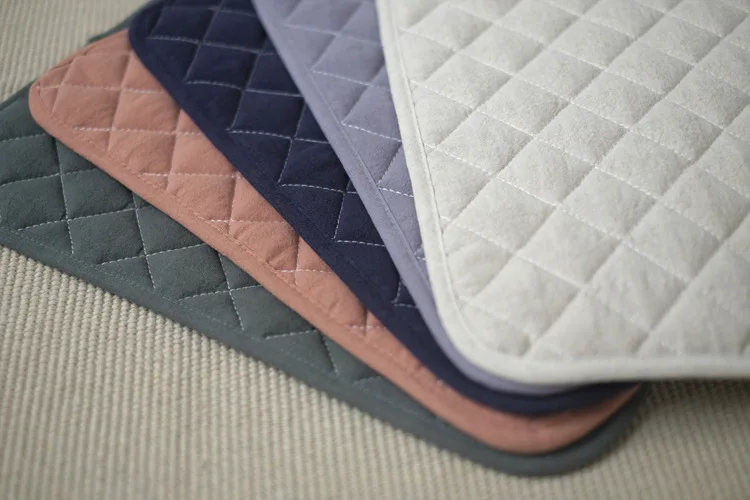 Однотонная Подушка для стула из льна нескользящая Высококачественная подушка на