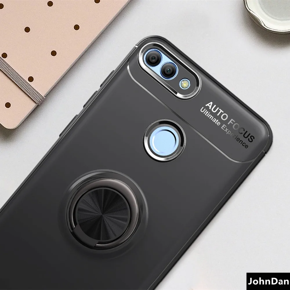 Магнитный автомобильный силиконовый чехол для Huawei Honor Y7 Y6 Y5 Prime Pro Y9 2019 2018 Y 9 7 5 6